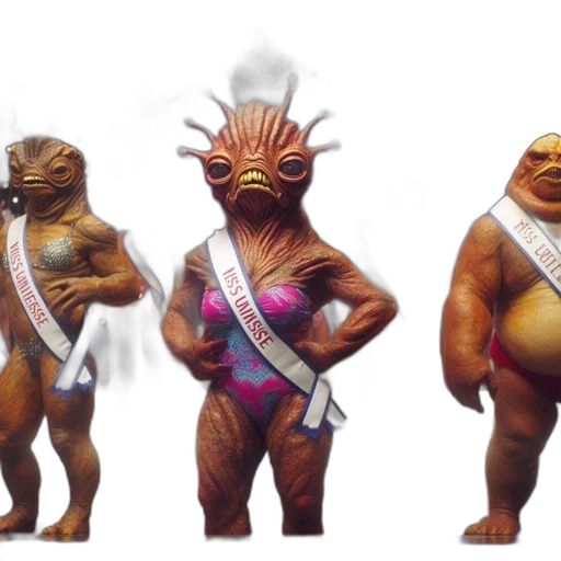 concept art, 3d render, fantasy art, three transparent PNG cut-out