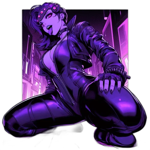 jacket, robot, cyberpunk, comic book art transparent PNG cut-out
