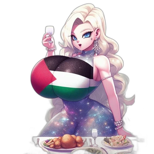 food, cartoon, vaporwave, pixel art transparent PNG cut-out