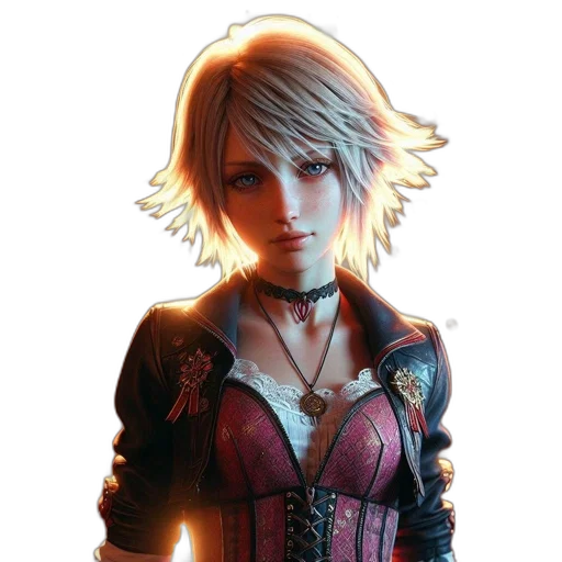 face, jacket, staff, dress transparent PNG cut-out