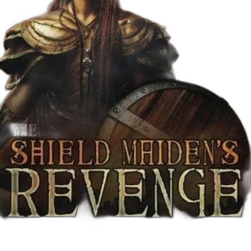 concept art, 3d render, shield, maiden transparent PNG cut-out