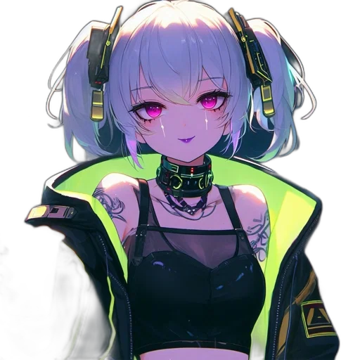 robot, jacket, staff, face transparent PNG cut-out