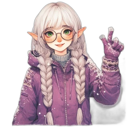 dragon, staff, jacket, face transparent PNG cut-out