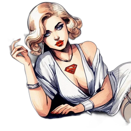 jewelry, dress, staff, comic book art transparent PNG cut-out