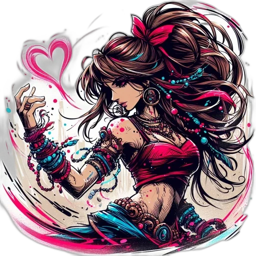 jewelry, dress, fantasy art, concept art transparent PNG cut-out