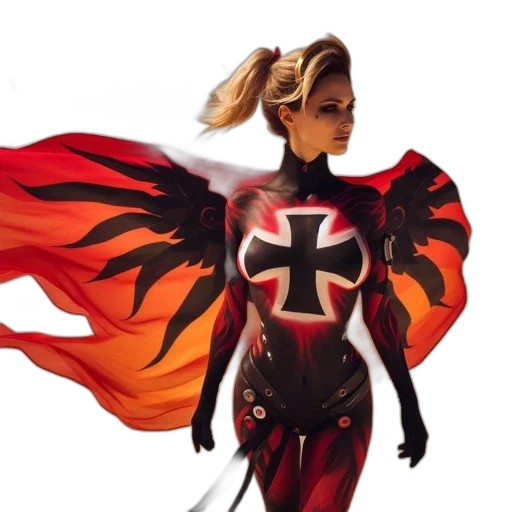 concept art, comic book art, fantasy art, 3d render transparent PNG cut-out