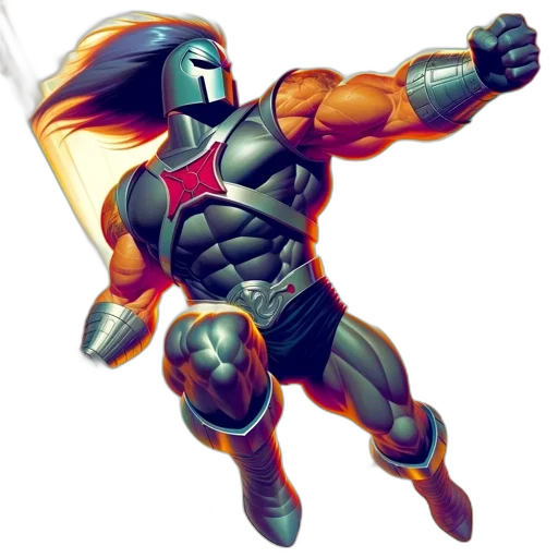 robot, sword, comic book art, concept art transparent PNG cut-out