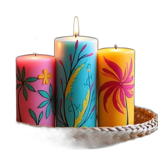 fire, collection, three, colorful transparent PNG cut-out