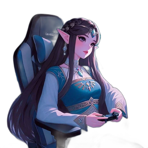 crown, robot, dress, staff transparent PNG cut-out