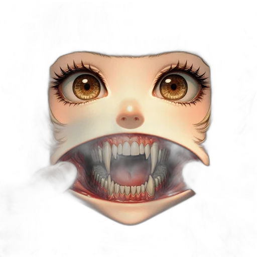 mask, face, creature, animal transparent PNG cut-out