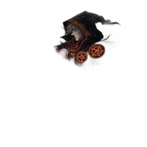 mask, hat, weapon, hair transparent PNG cut-out