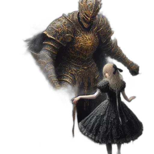 dress, creature, dragon, mask transparent PNG cut-out