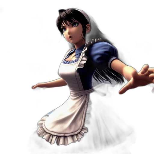 dress, staff, concept art, 3d render transparent PNG cut-out