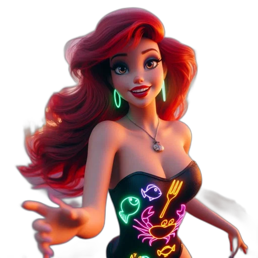 dress, jewelry, concept art, 3d render transparent PNG cut-out