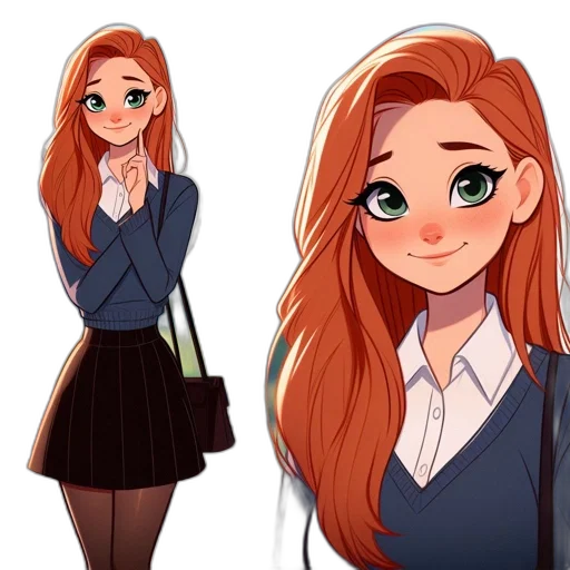 dress, jacket, cartoon, anime transparent PNG cut-out