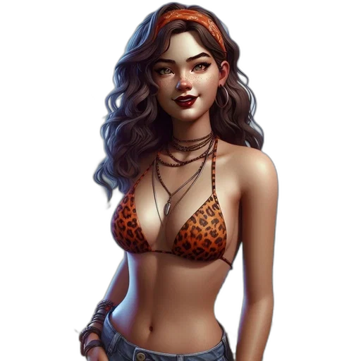 jewelry, fantasy art, concept art, comic book art transparent PNG cut-out