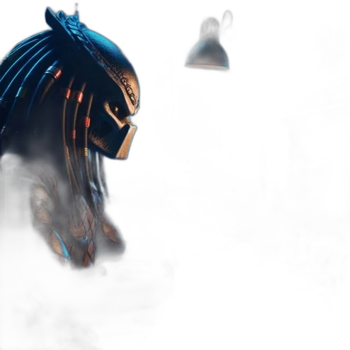 dragon, mask, creature, robot transparent PNG cut-out