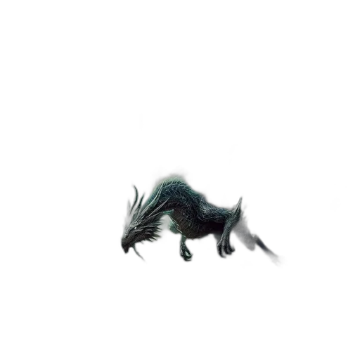 dragon, creature, animal, hair transparent PNG cut-out
