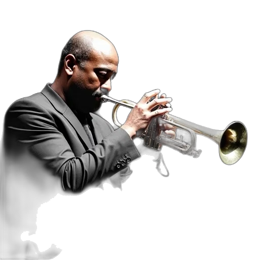 staff, photorealistic, concept art, trumpeter transparent PNG cut-out