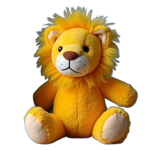 animal, 3d render, photorealistic, yellow transparent PNG cut-out
