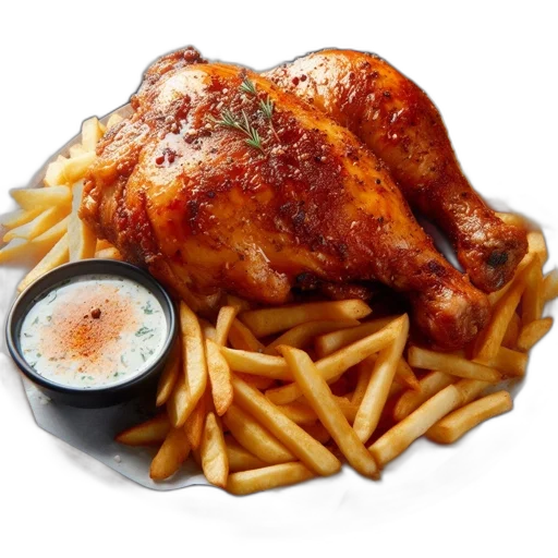food, crown, animal, 3d render transparent PNG cut-out