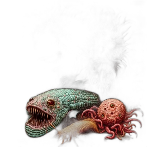 creature, dragon, animal, weapon transparent PNG cut-out