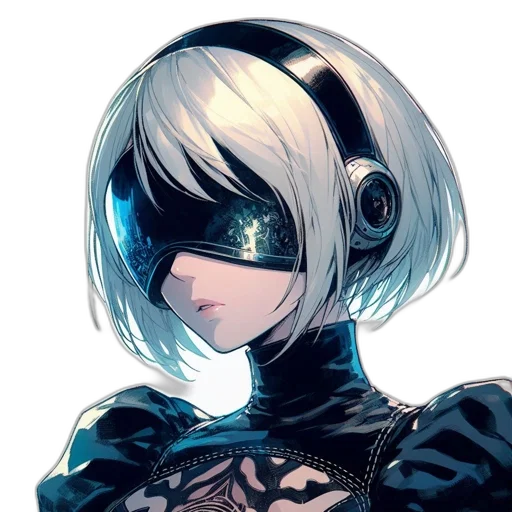 mask, robot, face, staff transparent PNG cut-out