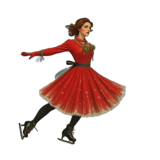 dress, shoes, concept art, 3d render transparent PNG cut-out