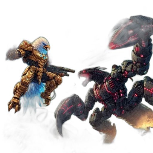 concept art, fantasy art, comic book art, pixel art transparent PNG cut-out