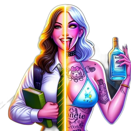 bottle, comic book art, pixel art, cartoon transparent PNG cut-out