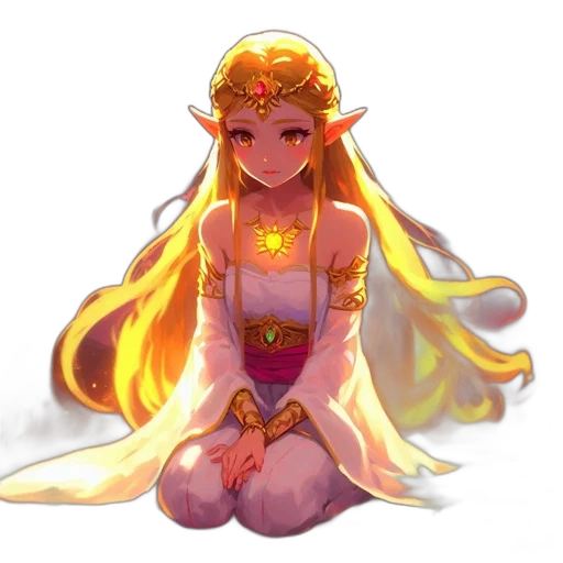 dress, crown, staff, sword transparent PNG cut-out