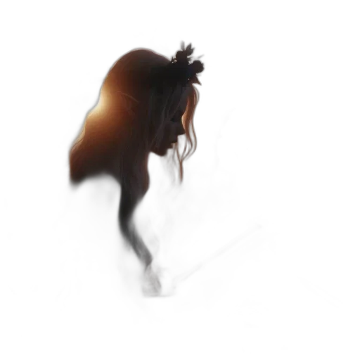 dragon, creature, hair, mask transparent PNG cut-out