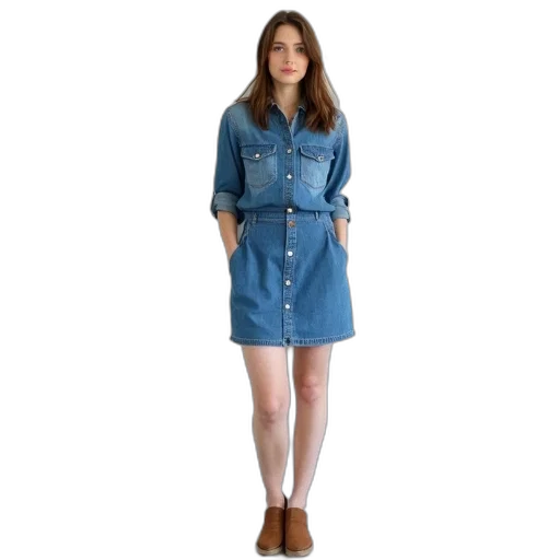 dress, jacket, blue, woman transparent PNG cut-out