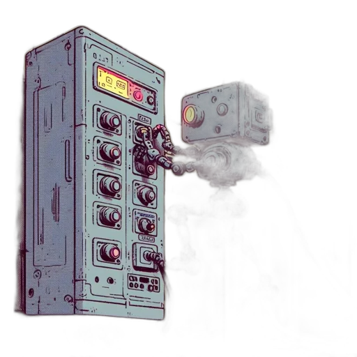 robot, weapon, jacket, cyberpunk transparent PNG cut-out