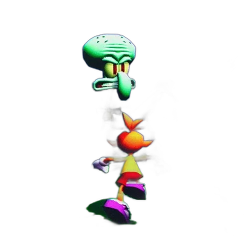 hat, robot, staff, creature transparent PNG cut-out