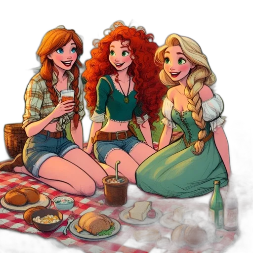 food, cartoon, fantasy art, concept art transparent PNG cut-out