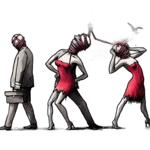 mask, dress, concept art, comic book art transparent PNG cut-out
