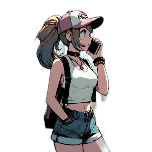 hat, staff, concept art, cartoon transparent PNG cut-out