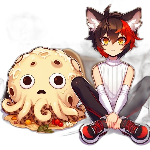 food, creature, mask, concept art transparent PNG cut-out
