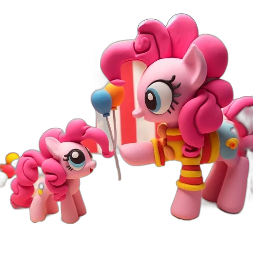 3d render, concept art, two, pink transparent PNG cut-out