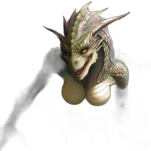 dragon, creature, animal, mask transparent PNG cut-out