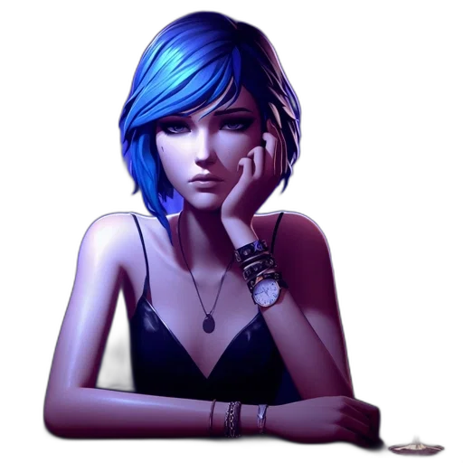 jewelry, face, dress, fantasy art transparent PNG cut-out