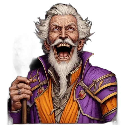 staff, face, dragon, fantasy art transparent PNG cut-out