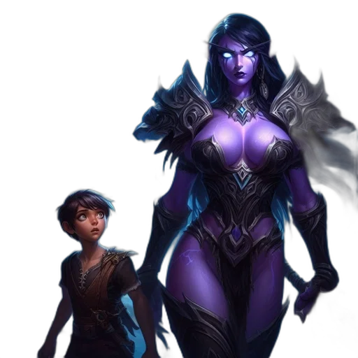 concept art, fantasy art, comic book art, pixel art transparent PNG cut-out
