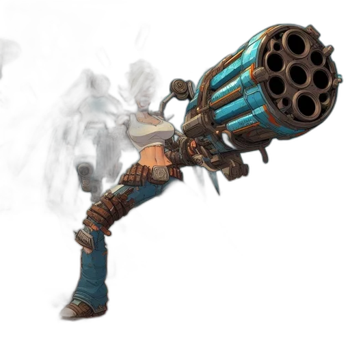 weapon, staff, sword, robot transparent PNG cut-out