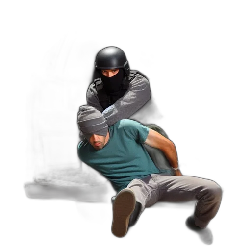 jacket, mask, weapon, robot transparent PNG cut-out