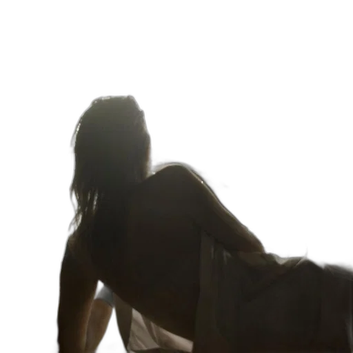dress, hair, staff, jewelry transparent PNG cut-out