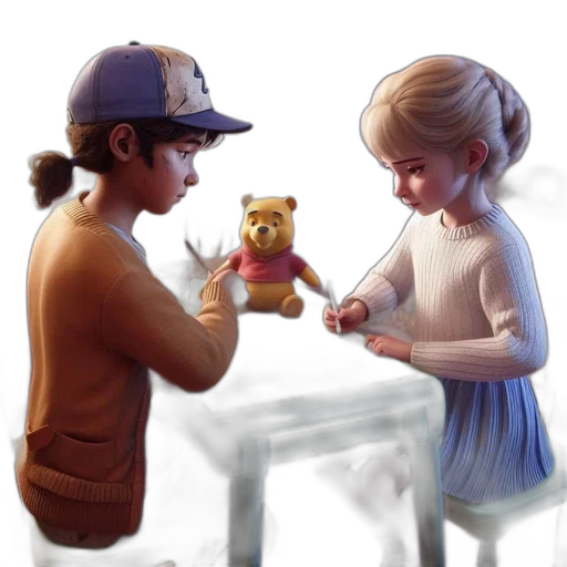 concept art, photorealistic, watercolor, oil painting transparent PNG cut-out