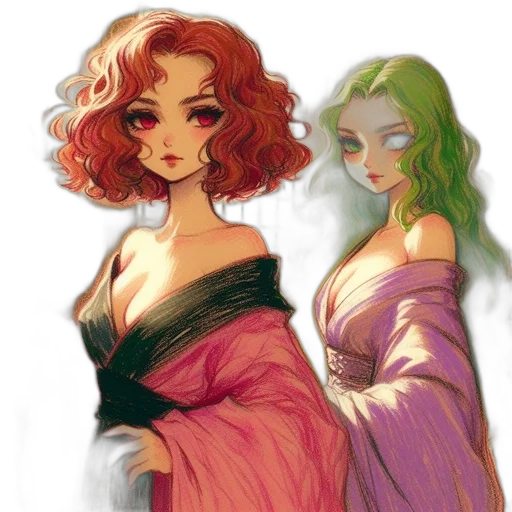 dress, watercolor, concept art, fantasy art transparent PNG cut-out