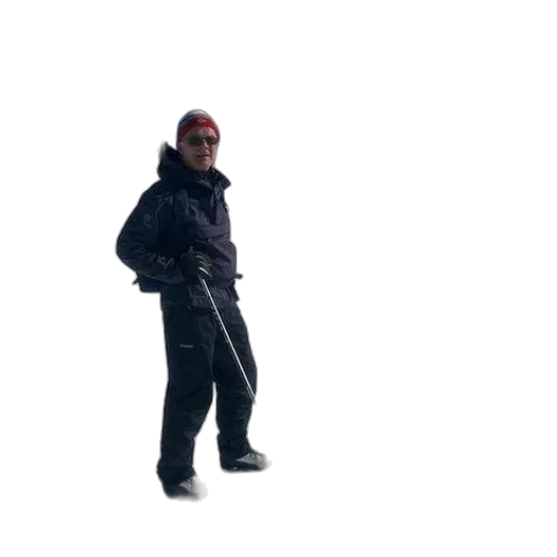 jacket, staff, creature, animal transparent PNG cut-out